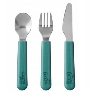 MEPAL MIO SZTUĆCE DZIECIĘCE ZESTAW 3 CZĘŚCIOWY / TURQUOISE