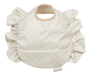Piapimo śliniak z kieszonką i falbanką 3M+ / Foresta Beige