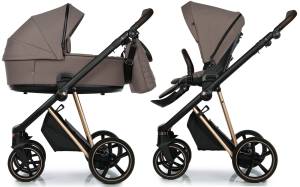 Roan IVI 2.0 wózek dziecięcy głęboko spacerowy zestaw 2w1 / Cocoa Rose