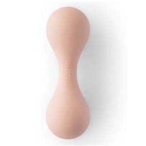 Mushie silikonowa grzechotka sensoryczna Blush