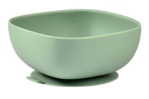 Beaba silikonowa miseczka z przyssawką / Sage Green
