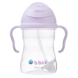 B.Box bidon z obciążoną słomką niekapek 240 ml / Boysenberry