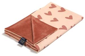 La Millou lekki koc velvet roz. L 140x110 cm / Heartbeat Pink