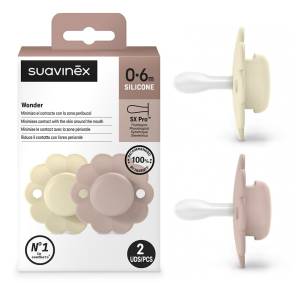 Suavinex smoczek fizjologiczny silikonowy Wonder SX PRO 0-6M 2 szt 
