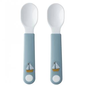 Mepal Mio pierwsze sztućce dziecięce łyżeczki 2 szt Sailors Bay