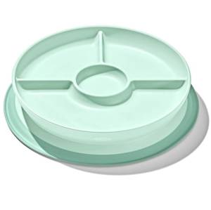 OXO Talerzyk dzielony z silikonową przyssawką / Opal