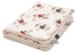 La Millou cieply koc minky roz L 140x110 / Mirella