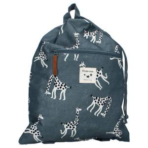 Kidzroom worek gimnastyczny plecak na sznurkach Giraffe Blue