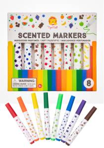 Tiger Tribe kolorowe pachnące markery , pisaki dla dzieci 8szt