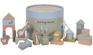 Little Dutch drewniane klocki zestaw 50 el. Błękit  2+