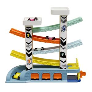 Topbright Zjeżdżalnia z autami Tor wyścigowy dla dzieci zestaw 4szt. 18m+