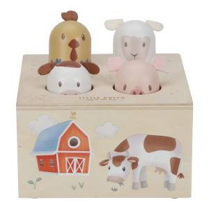 Little Dutch drewniana zabawka pop-up Little Farm FSC 12M+