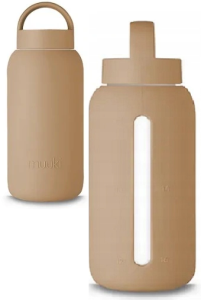 MUUKI SZKLANA butelka na WODĘ / NAPARY 720 ml COFFEE  MOTYWACYJNA 