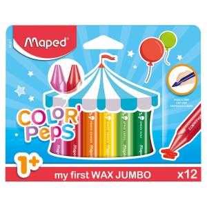 Maped kredki świecowe Jumbo Colorpeps 12 szt.