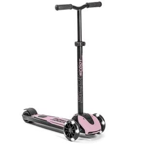 SCOOTANDRIDE Highwaykick 5 hulajnoga trójkołowa balansowa LED 5+ / Rose