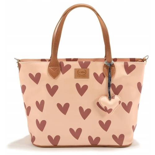 heartbeat pink torba dla mamy do wózka feeria roz. M la millou 5905143613467 1.jpeg