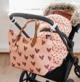 heartbeat pink torba dla mamy do wózka feeria roz. M la millou 5905143613467 5.jpeg