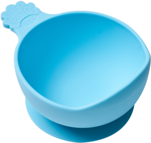 Nana's Manners BLUE Miska silikonowa z przyssawką i uchwytem