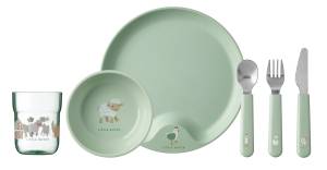 Mepal Mio dziecięcy zestaw obiadowy 6 el. Little Farm