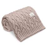 YOSOY Koc 100% merino wool WARKOCZ cocoa milk