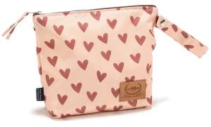La Millou kosmetyczka wodoodporna roz. S szaszetka / Heartbeat Pink