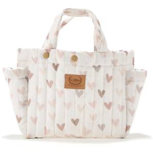 La Millou organizer do wózka ortalion pikowany / Heartbeat Beige