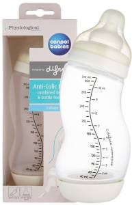 Canpol Babies Butelka Antykolkowa S-Shape Szeroka PP 310 ml 