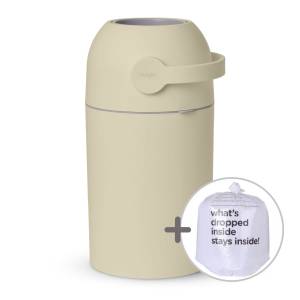 Magic Kosz Na Zużyte Pieluchy Beżowy + worki 