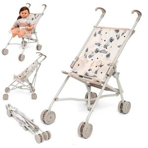 Skrallan Wózek spacerowy dla lalek, lekka spacerówka, zabawka dla dzieci, Skrallan