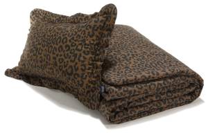 La Millou komplet pościeli bawełnianej roz. XL / Leopard Choco