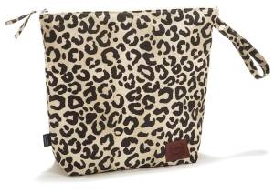 La Millou kosmetyczka wodoodporna roz. XL szaszetka / Leopard Cream