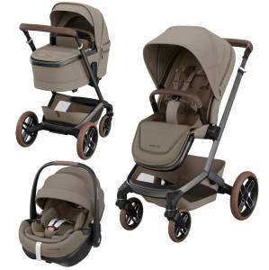 Maxi-Cosi Fame wózek dziecięcy głęboko spacerowy zestaw 3w1 / Twillic Truffle