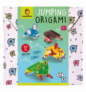 ludattica    JUMPING ORIGAMI Jump! Jump! – zestaw kreatywny – SKACZĄCE ZWIERZAKI