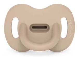 SUAVINEX Smoczek 100 % silikonowy fizjologiczny SX Pro | 6-18m | beżowy  Colour Essence   