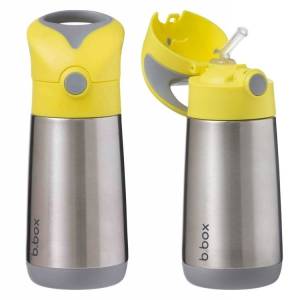 B.Box stalowy bidon termiczny ze słomką butelka 350 ml / Lemon Sherbet