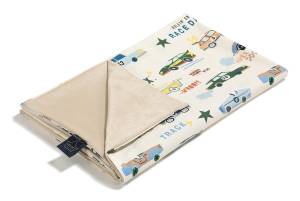 La Millou lekki koc bawełniany Minky roz. L  110x140 cm / Grand Prix 