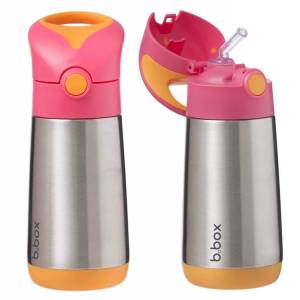 B.Box stalowy bidon termiczny ze słomką 350 ml / Strawberry Shake