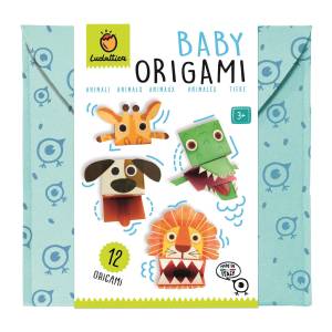 ludattica BABY ORIGAMI – zestaw kreatywny – ZWIERZĄTKA – wersja dla najmłodszych