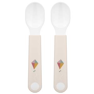 MEPAL MIO PIERWSZE SZTUĆCE ŁYŻECZKI DZIECIECE 2szt  SUNSHINE & RAINBOW