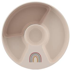 MEPAL LITTLE DUTCH Talerzyk dziecięcy dzielony Mio sunshine & rainbow