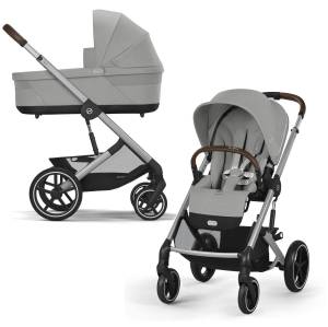 Cybex Balios S Lux 2.0 wózek dziecięcy zestaw 2w1 / Stone Grey