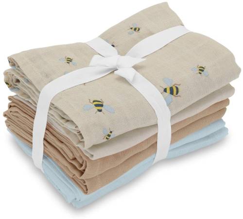 pieluszki muślinowe 6 pack 70x70 cm honeybee vanilla kopenhagen 5710098271095 1.jpg