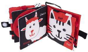 Jolly Baby miękka książeczka sensoryczna Farma Sensory 0M+