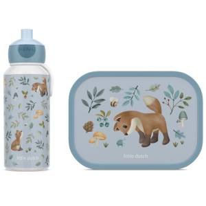 Mepal Lunch Set Campus Forest Friends pudełko śniadaniwe lunchbox + bidon 