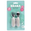 913581 Beaba Zestaw pierwszych sztućców ze stali nierdzewnej Velvet grey 3384349135812 (7).jpg