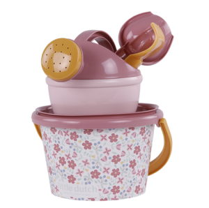 Little Dutch Zestaw plażowy zabawki do piasku na plaże 5 el. / Różowy