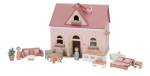 Little Dutch drewniany domek dla lalek z akcesoriami FSC 3+