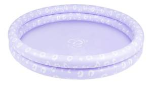 The Swim Essentials Dmuchany Basen kąpielowy dla dzieci 100 cm Lila Leopard