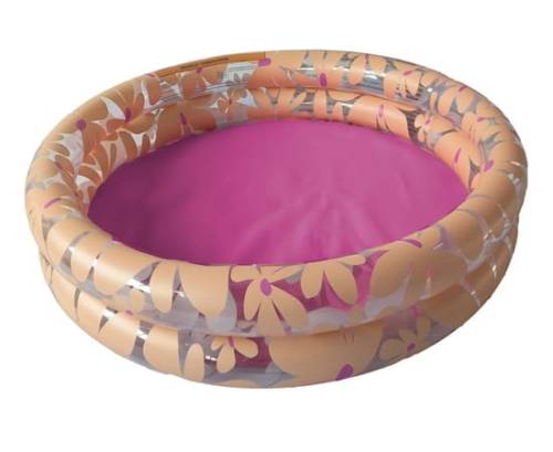 2023SE1390 The Swim Essentials Basen kąpielowy 100 cm Transparent Flowers  7432234235256 (2).jpg