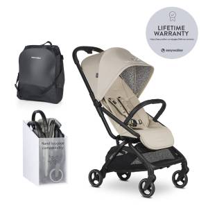 Easywalker Rockey S wózek spacerowy kompaktowy samolotówka / Snoopy Limited Peanuts Iconic 